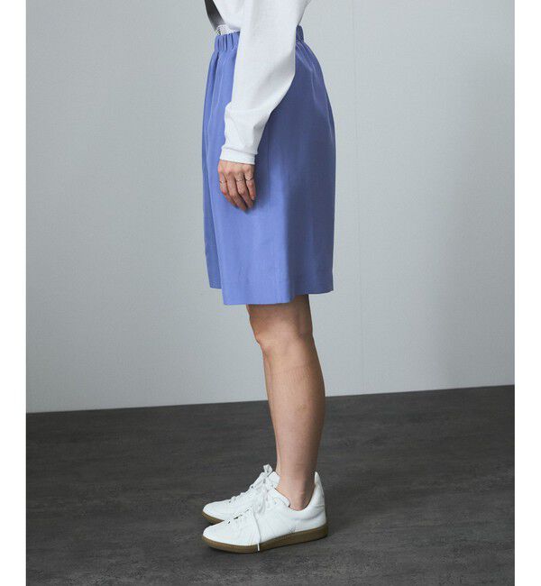 SALON adam et rope'「[25SS]GENTLE SILKショートパンツ【セットアップ対応】」|チノ|