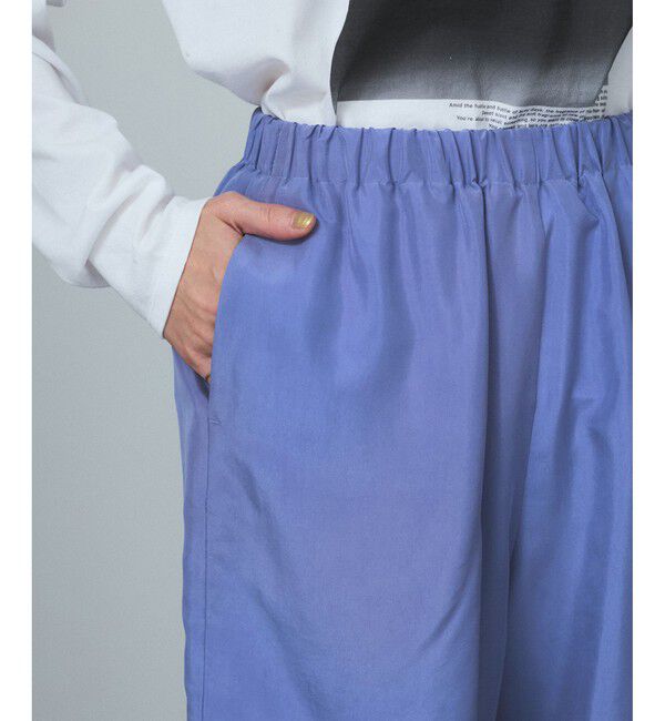 SALON adam et rope'「[25SS]GENTLE SILKショートパンツ【セットアップ対応】」|チノ|