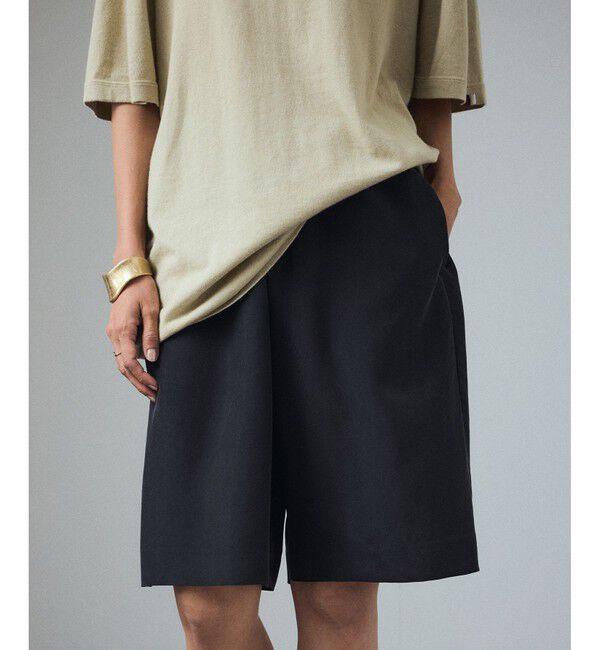 SALON adam et rope'「[25SS]GENTLE SILKショートパンツ【セットアップ対応】」|チノ|