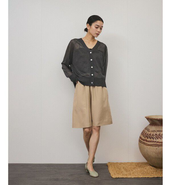 SALON adam et rope'「[25SS]GENTLE SILKショートパンツ【セットアップ対応】」|チノ|