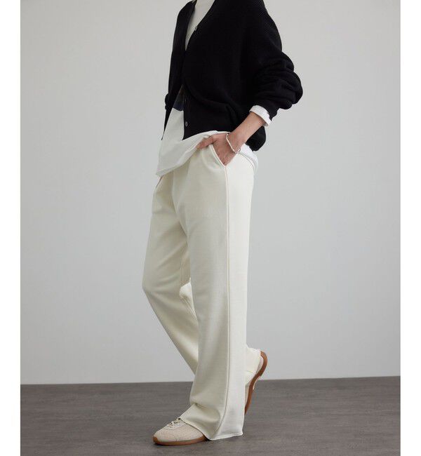SALON adam et rope'「【WEB・一部店舗限定】セミフレアスウェットパンツ / セットアップ対応」|チノ|