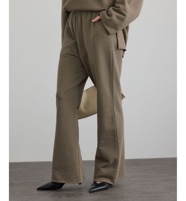 SALON adam et rope'「【WEB・一部店舗限定】セミフレアスウェットパンツ / セットアップ対応」|チノ|