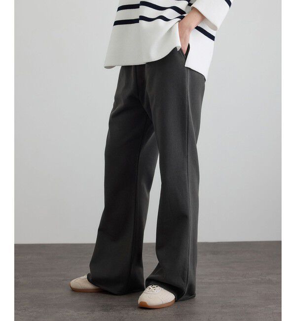 SALON adam et rope'「【WEB・一部店舗限定】セミフレアスウェットパンツ / セットアップ対応」|チノ|