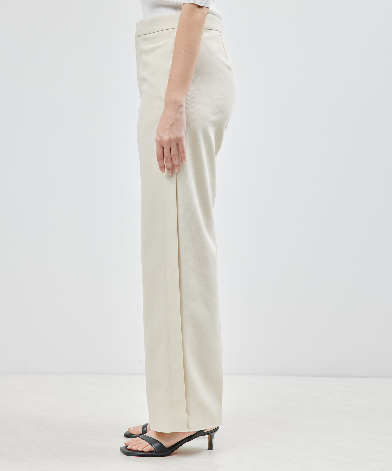 ROPE「【雑誌掲載】コットンカルゼサイドタックパンツ」|その他|