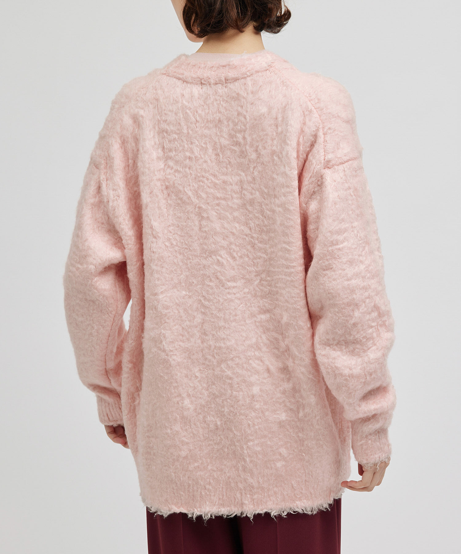 ROPE「シルクシャギーカーディガン/セットアップ対応」|カーディガン|