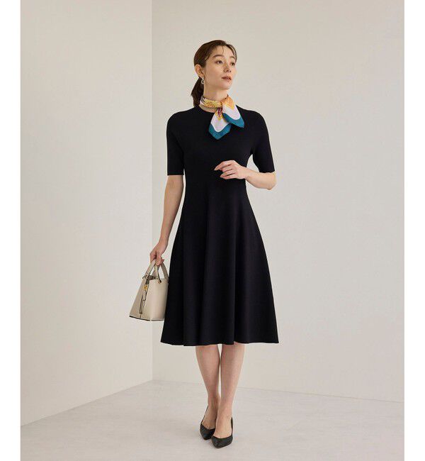 ROPE「【洗える】ニットセットアップワンピース【セレモニー/通勤対応】」|ワンピース|