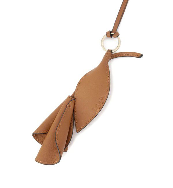 ROPE「【teau・牛革】panier pansy ring charm（キー/バッグチャーム・ネックレス）」|チャーム・キーホルダー|