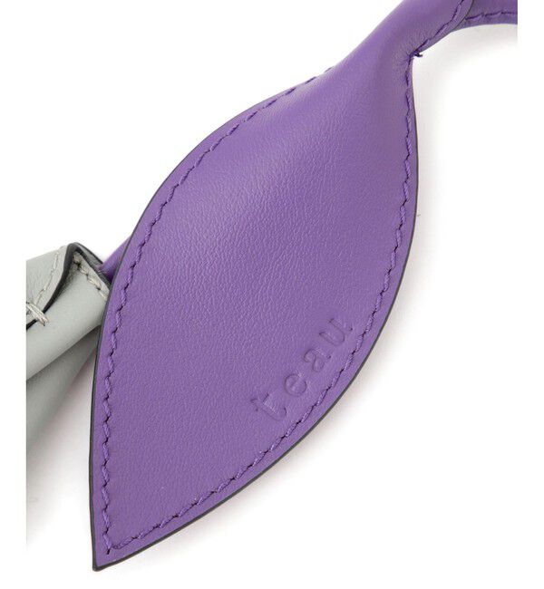 ROPE「【teau・牛革】panier pansy ring charm（キー/バッグチャーム・ネックレス）」|チャーム・キーホルダー|