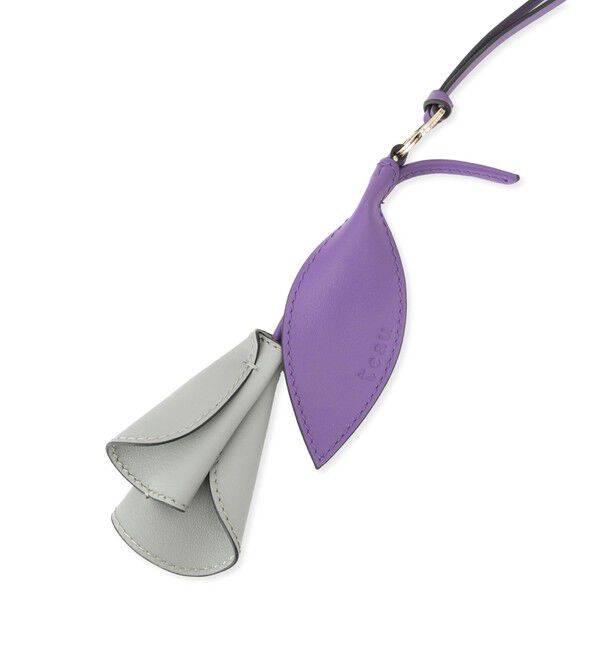 ROPE「【teau・牛革】panier pansy ring charm（キー/バッグチャーム・ネックレス）」|チャーム・キーホルダー|