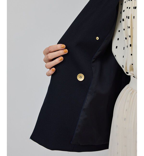 ROPE「ストレッチ金ボタンブレザージャケット」|テーラードジャケット|