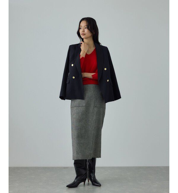 ROPE「ストレッチ金ボタンブレザージャケット」|テーラードジャケット|