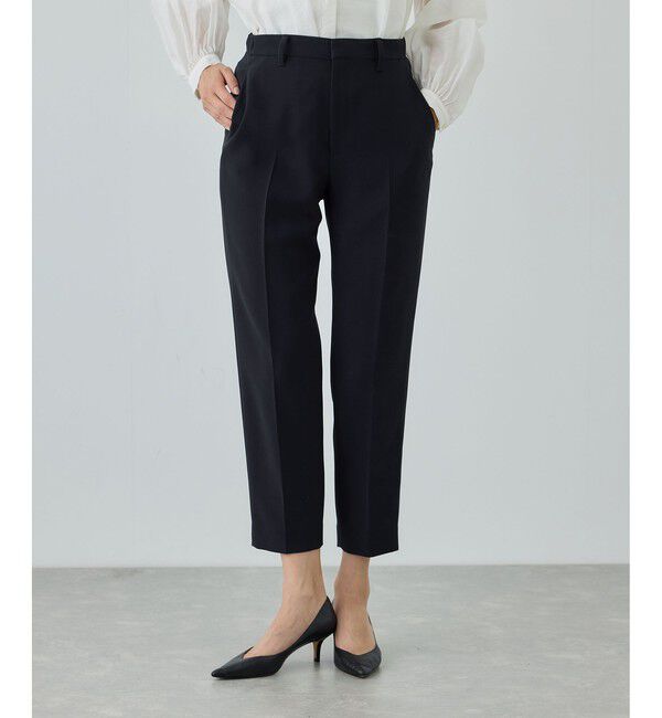 ROPE「トリアセダブルクロス テーパードパンツ/セットアップ対応・イージーケア・26SS」|スラックス|