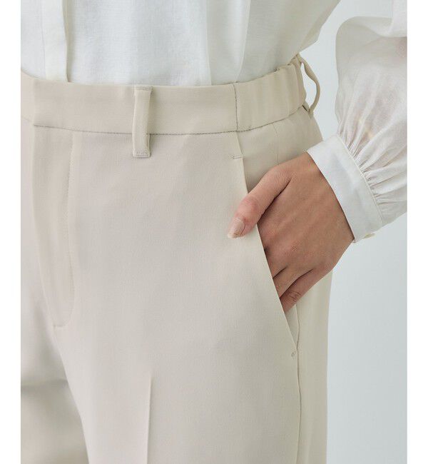 ROPE「トリアセダブルクロス テーパードパンツ/セットアップ対応・イージーケア・26SS」|スラックス|