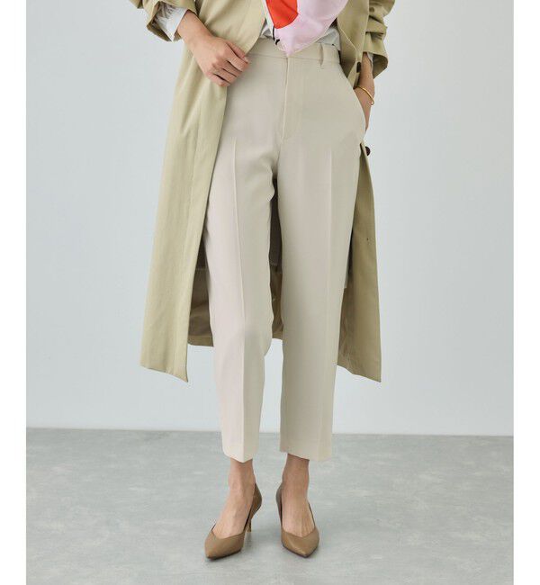 ROPE「トリアセダブルクロス テーパードパンツ/セットアップ対応・イージーケア・26SS」|スラックス|