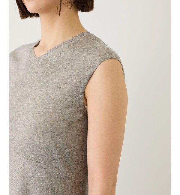 ROPE「LEVITA ニットワンピース/接触冷感・イージーケア」|ワンピース|