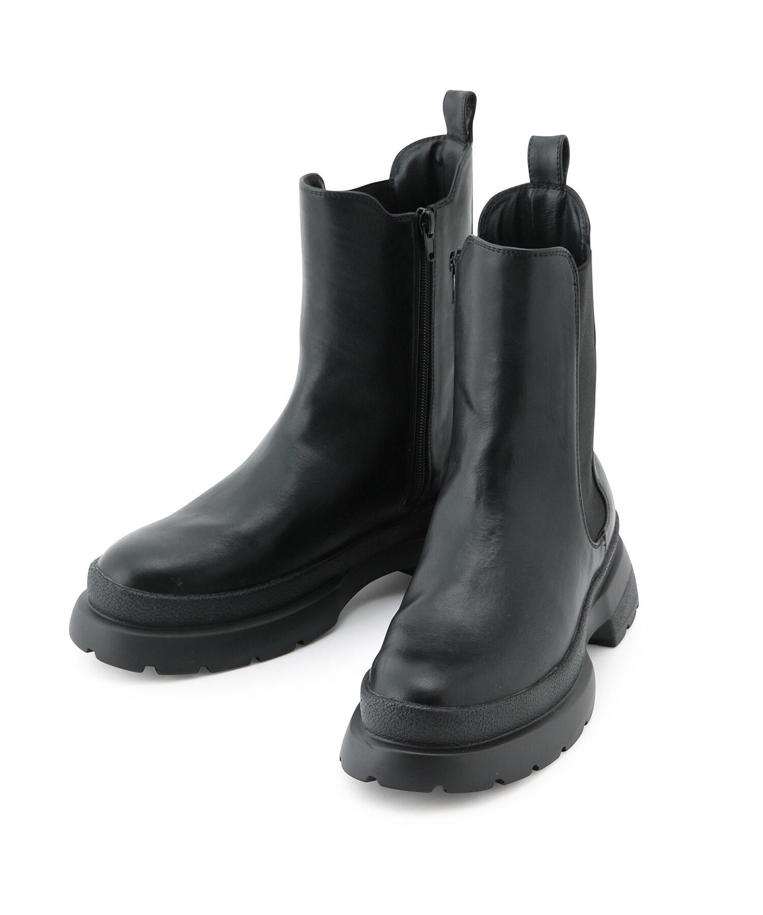 Juze「【新色追加】【軽量】やわらかな履き心地。トラックソールサイドゴアブーツ」|その他|