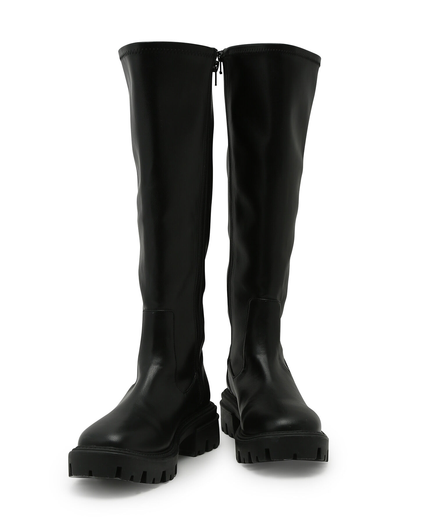 VIS「ボリュームソールストレッチロングブーツ」|ロングブーツ|