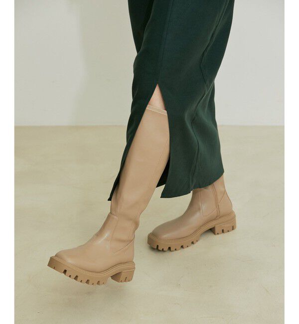 VIS「ボリュームソールストレッチロングブーツ」|ロングブーツ|