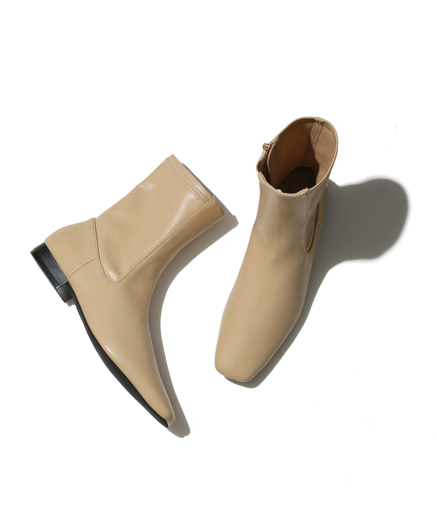 Juze「ロングノーズスクエアトゥストレッチブーツ」|その他|