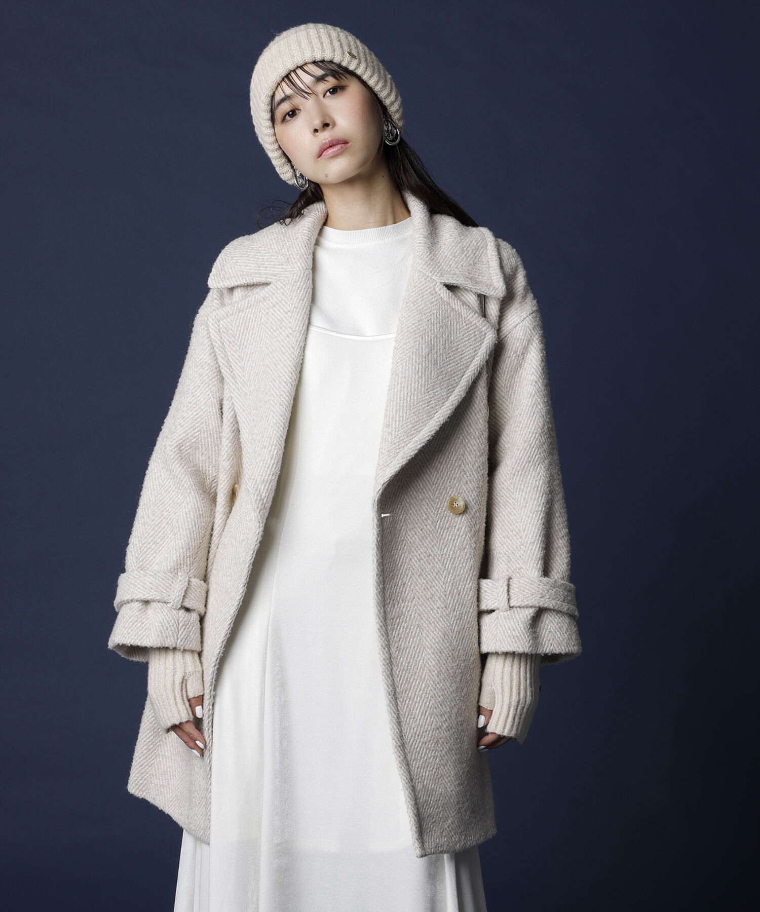 VIS「エアリータッチニットキャップ」|ニット帽|