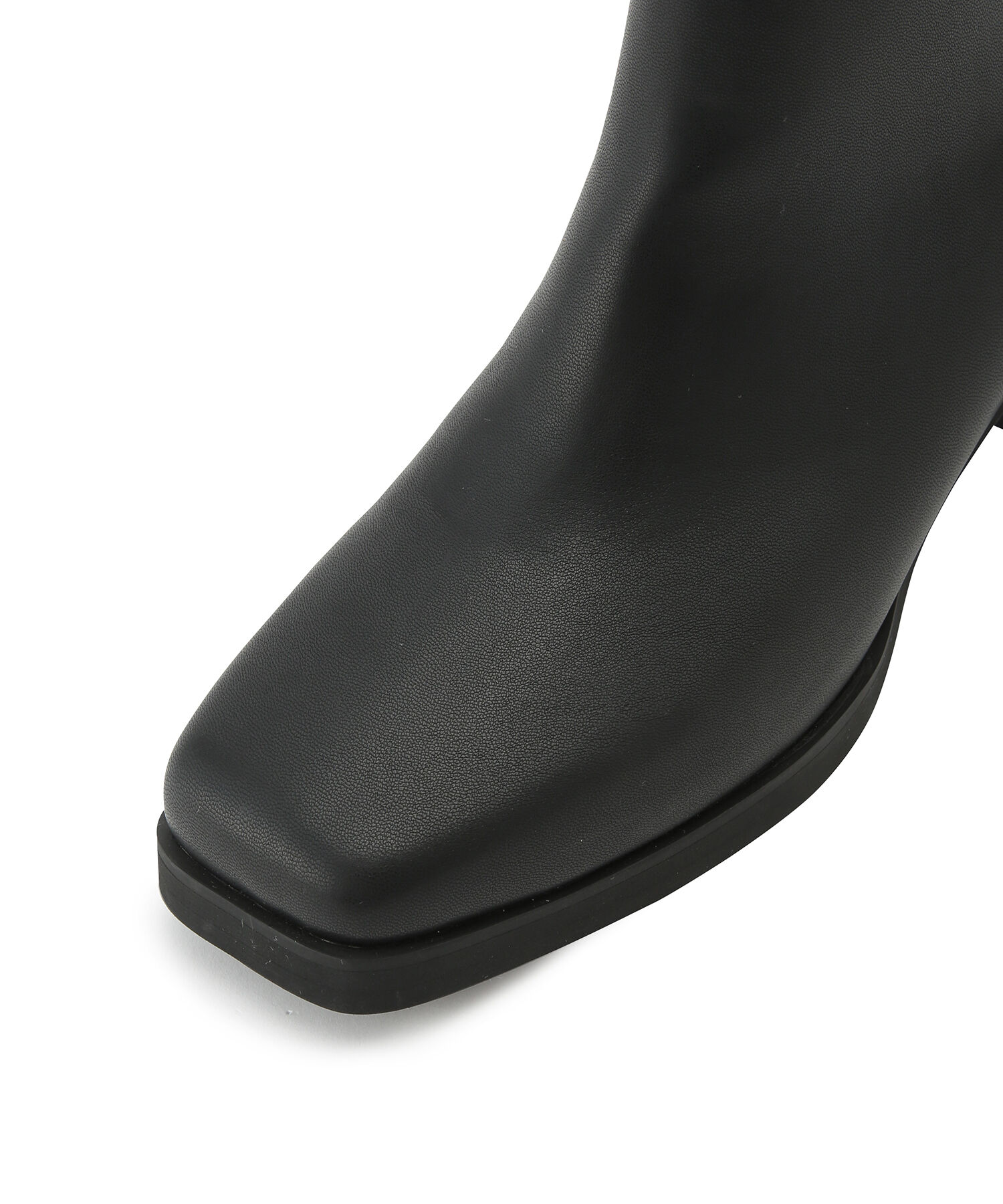 VIS「【抗菌防臭】スクエアトゥソフトロングブーツ」|ロングブーツ|