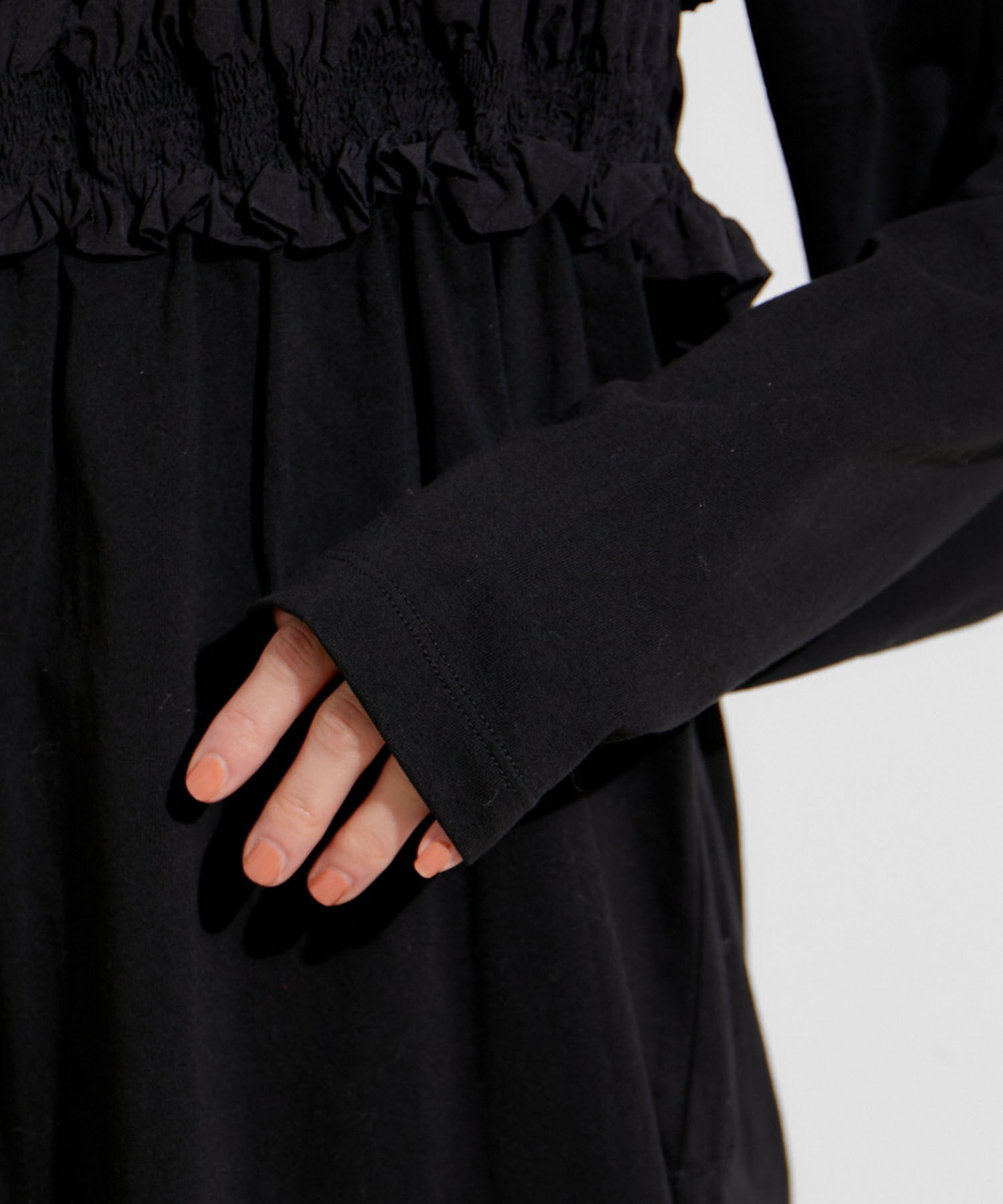 VIS「ビスチェドッキングデザインロングTシャツ」|Tシャツ・カットソー|