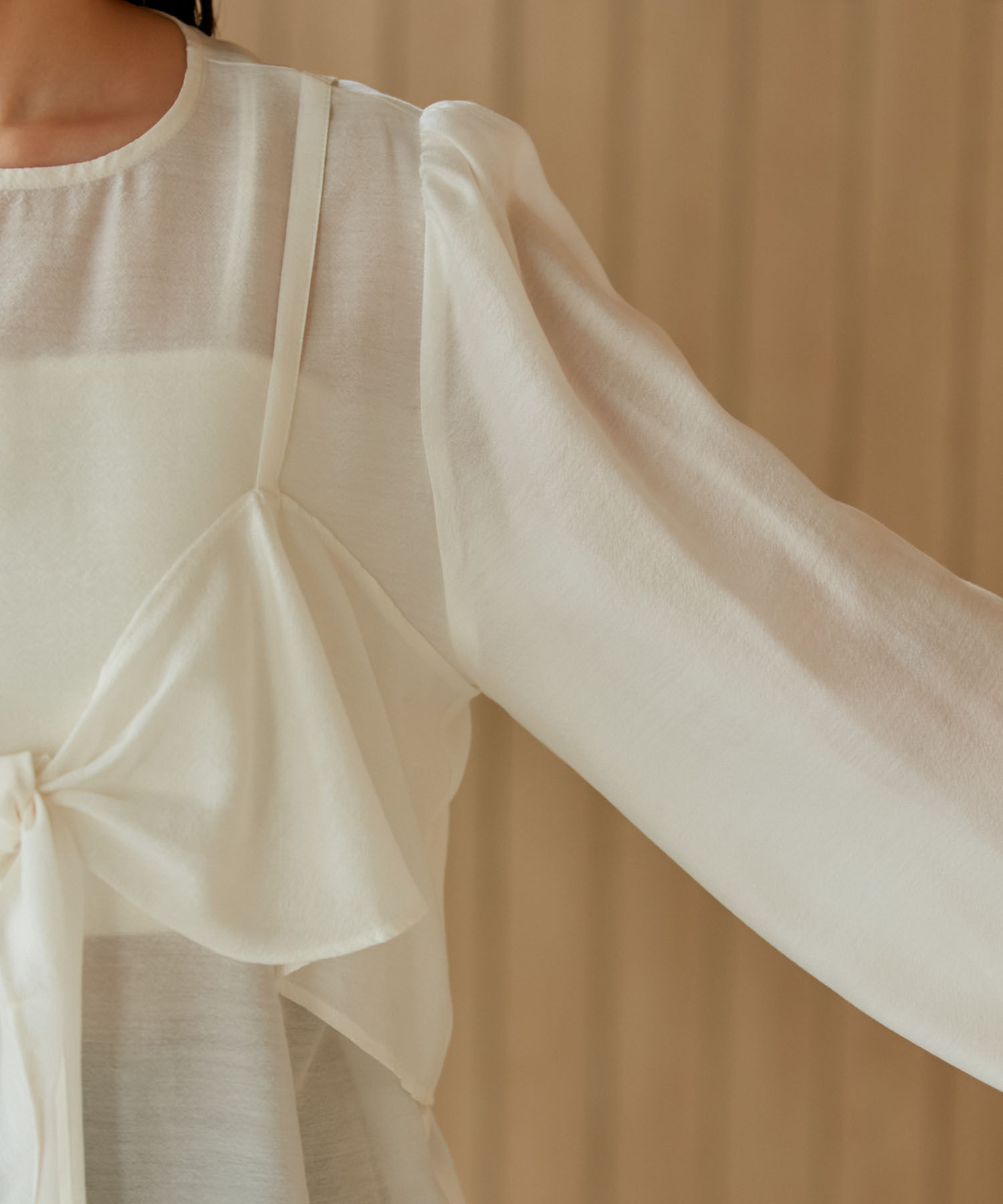 VIS「ビスチェドッキングシアーブラウス」|シャツ・ブラウス|