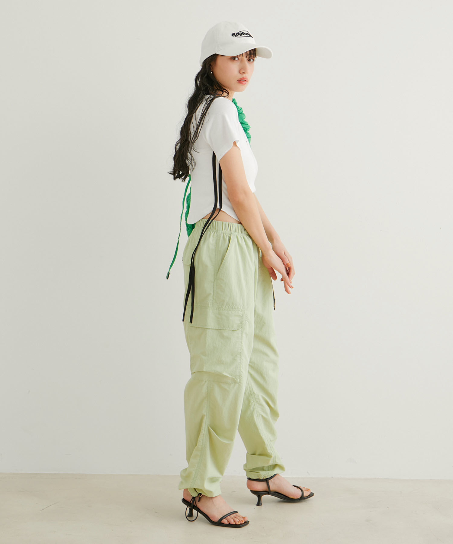 VIS「【WEB/一部店舗限定】サイドラインリボンプルオーバー」|Tシャツ・カットソー|