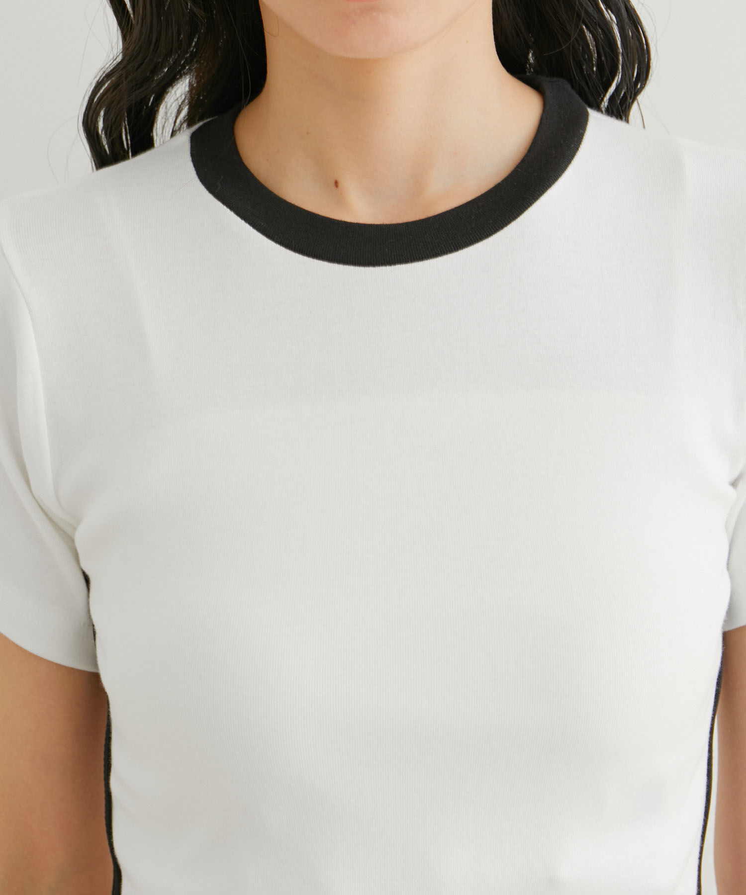 VIS「【WEB/一部店舗限定】サイドラインリボンプルオーバー」|Tシャツ・カットソー|