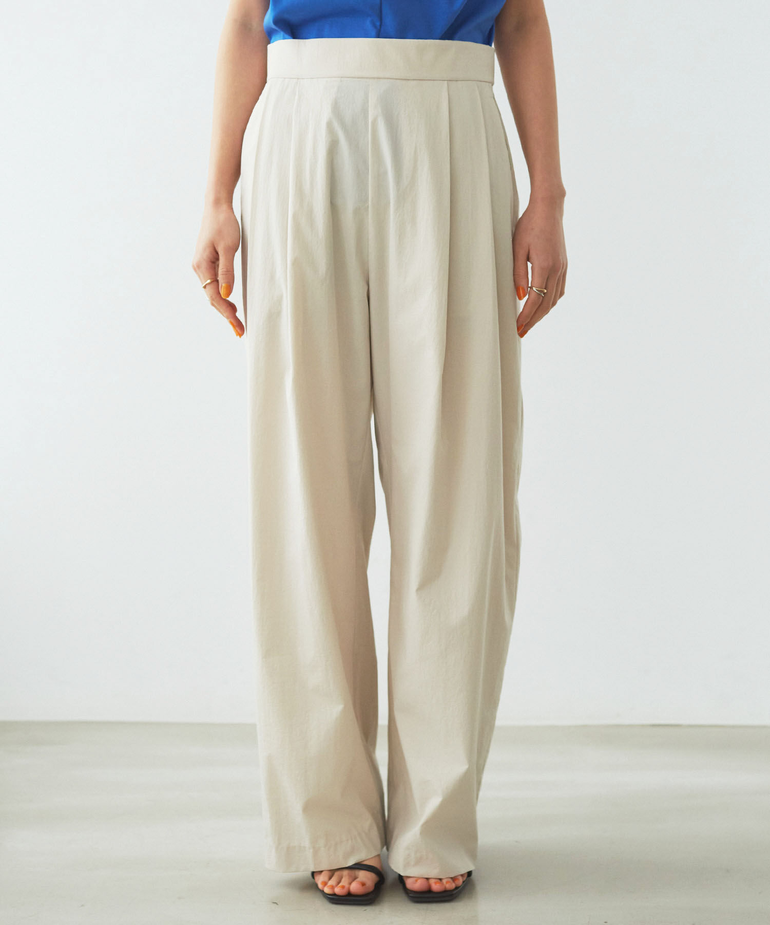 VIS「【洗える】タックギャザーパンツ」|その他|