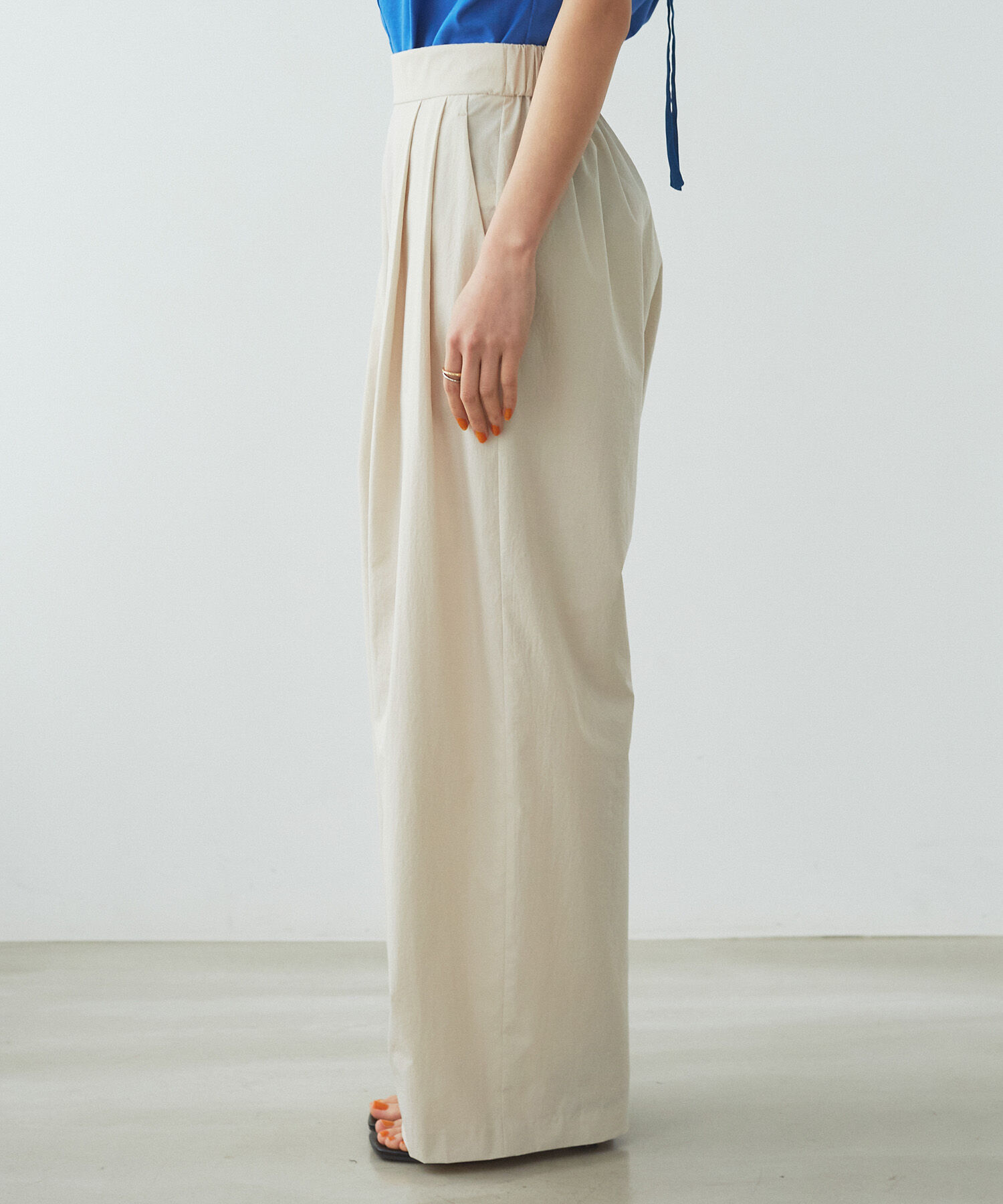 VIS「【洗える】タックギャザーパンツ」|その他|