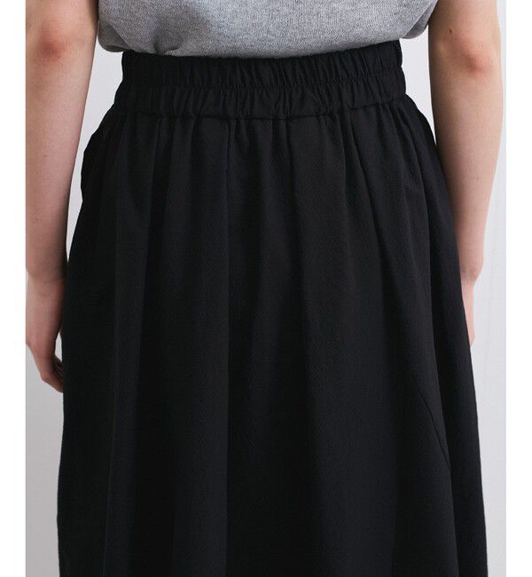 VIS「【洗える】サッカータックフレアースカート」|スカート|