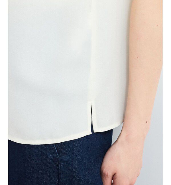 VIS「【WEB限定】【2WAY】リボンモチーフフリルブラウス」|シャツ・ブラウス|