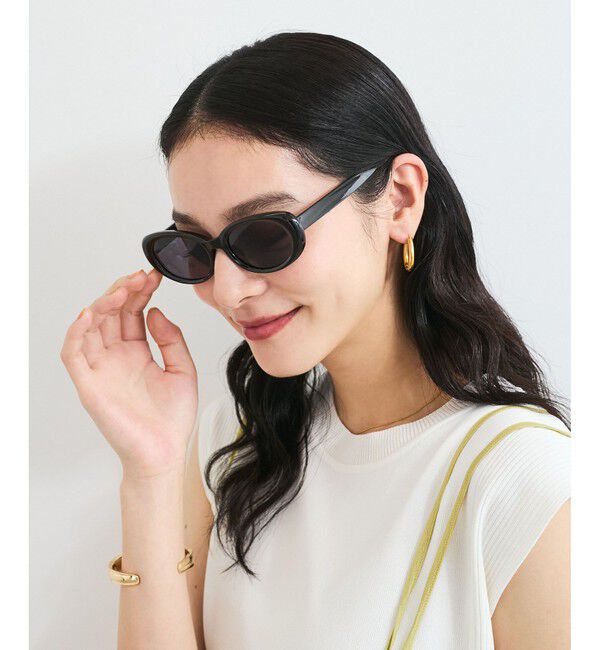 VIS「オーバルファッショングラス」|サングラス|ブラック(01)