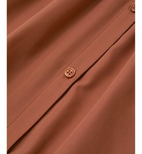 VIS「シャーリングデザインワンピース【WEB限定サイズ】」|ワンピース|