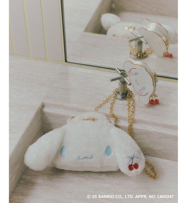 VIS「【シナモロール】VIS別注フェイスポーチ」|ポーチ|