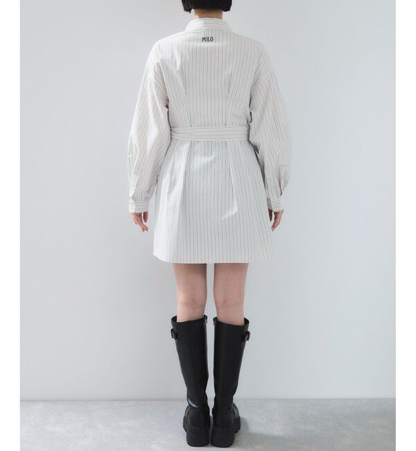 VIS「【POLO BCS】VIS別注ウエストタックフレアワンピース/WEB限定」|ワンピース|