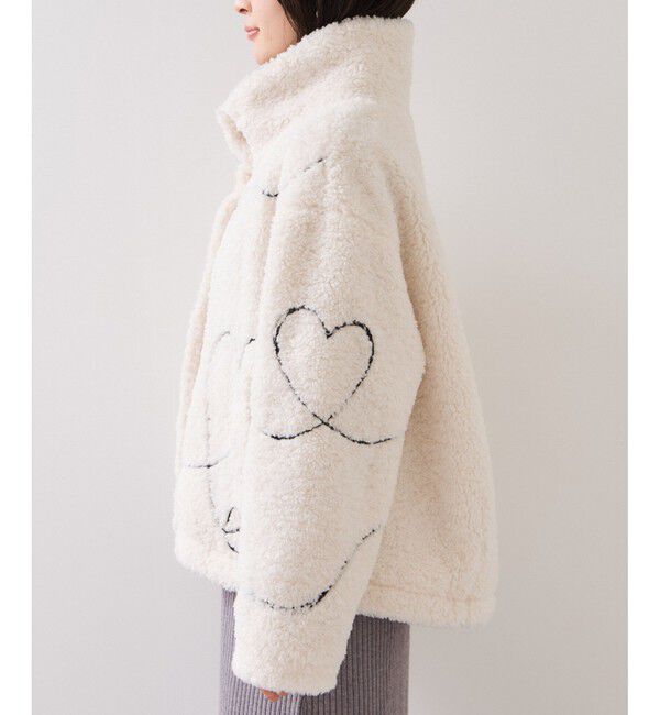 VIS「ジャガードボアブルゾン」|ブルゾン・スタジャン|