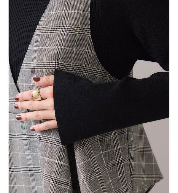 VIS「ビスチェセットニットワンピース」|ワンピース|