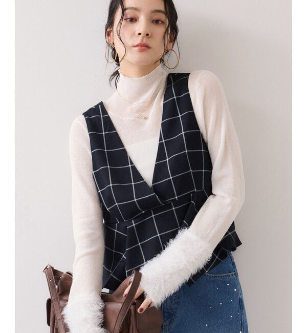 VIS「ビスチェセットニットワンピース」|ワンピース|