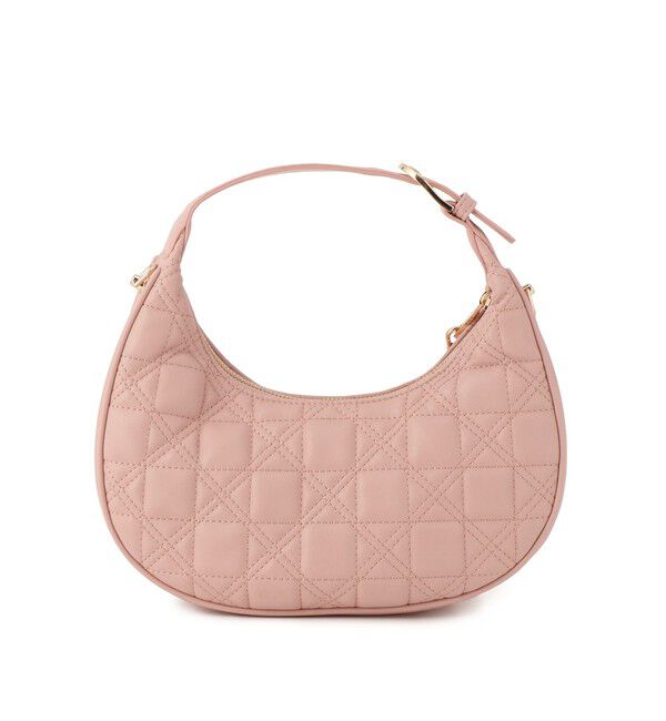 VIS「ハートチャーム付き2WAYキルトバッグ」|ハンドバッグ|