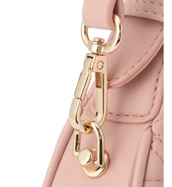 VIS「ハートチャーム付き2WAYキルトバッグ」|ハンドバッグ|