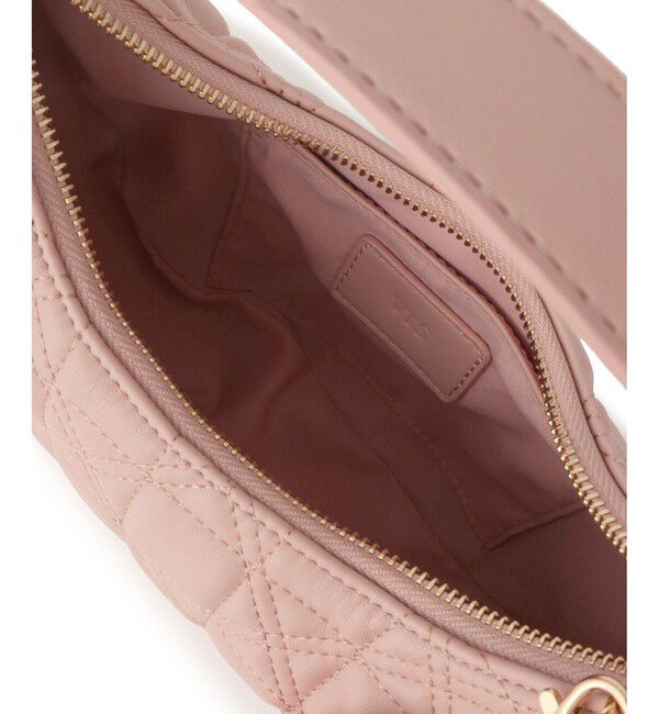 VIS「ハートチャーム付き2WAYキルトバッグ」|ハンドバッグ|