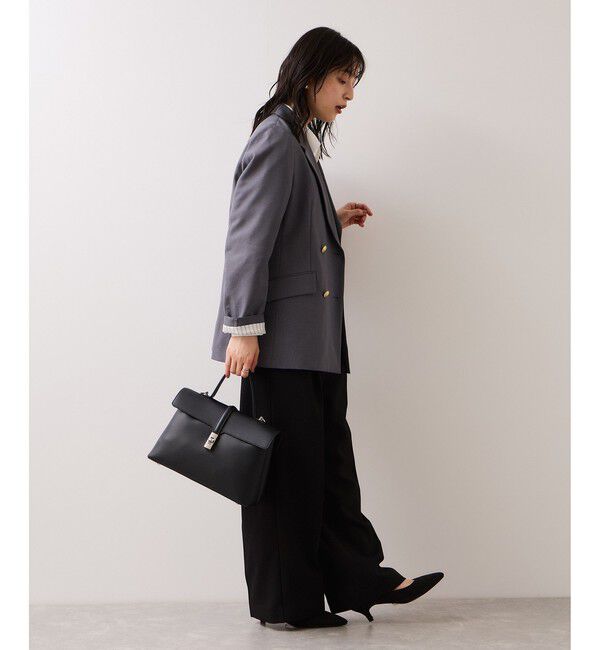 VIS「ひねり金具ワンハンドルバッグ/2WAY,軽量」|ハンドバッグ|