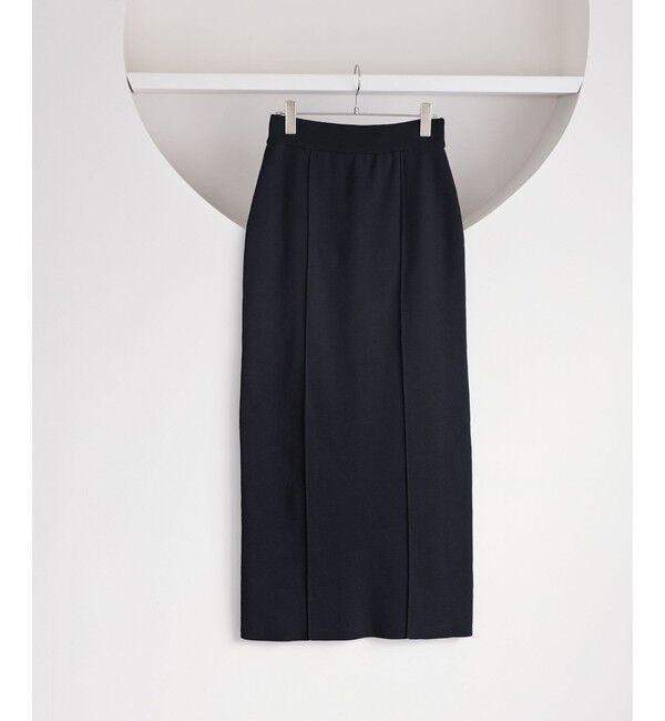 VIS「ピンタックデザインニットスカート」|スカート|