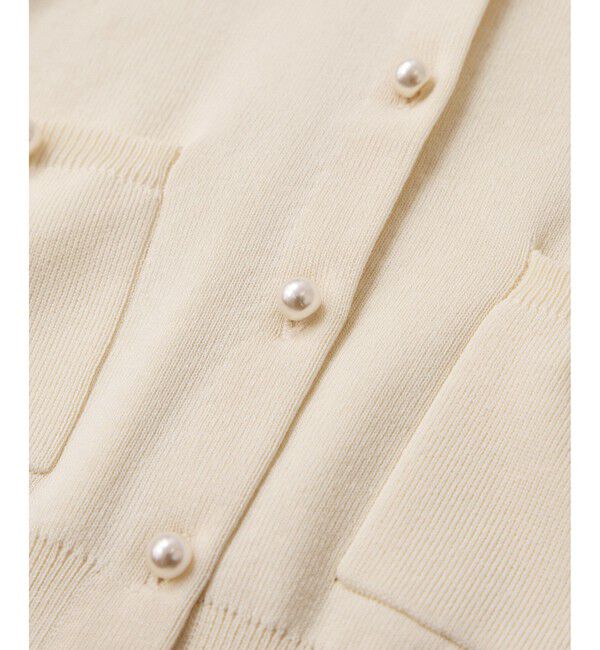 VIS「パールボタンカーディガン」|カーディガン|