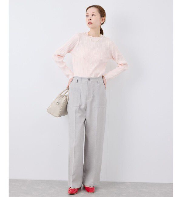 Rope&rsquo;Picnic「【3サイズ展開】ベイカーパンツ/防シワ・マシンウォッシャブル」|チノ|