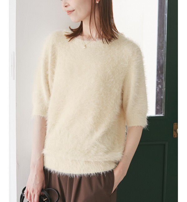 Rope&rsquo;Picnic「シャギーニットハーフスリーブプルオーバー」|ニット・セーター|キナリ(16)