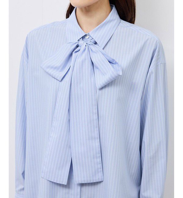 Rope&rsquo;Picnic「【防シワ】ボウタイ付きレギュラーシャツ」|シャツ・ブラウス|