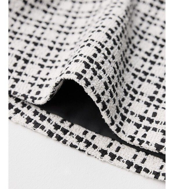 Rope&rsquo;Picnic「【WEB限定カラー】ツイードフレアジャケット/入卒式・セレモニー対応・リンクコーデ」|ノーカラージャケット|